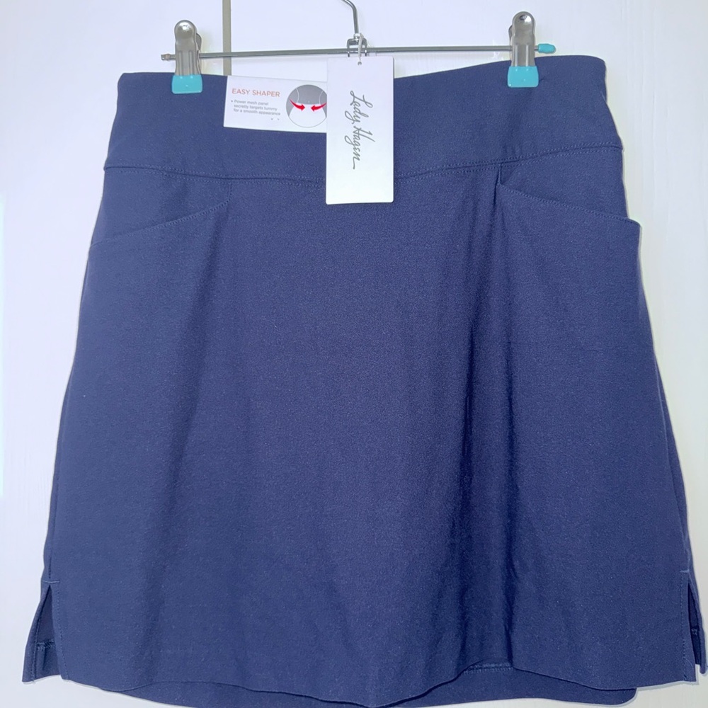 Lady Hagen Navy Blue Golf Skort